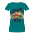 Berge Klettern Karabiner Wandern Ich muss Weg Lustiges Geschenk Frauen Premium T-Shirt - Divablau