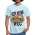Berge Klettern Karabiner Wandern Ich muss Weg Lustiges Geschenk T-Shirt - Sky
