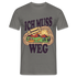 Berge Klettern Karabiner Wandern Ich muss Weg Lustiges Geschenk T-Shirt - Graphit