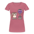 Kaffee Wein Shirt Morgens Kaffee Abends Weil Frauen Premium T-Shirt - Malve
