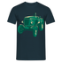 Bauer Landwirt Retro Traktor Shirt Traktor Liebhaber Geschenk T-Shirt - Navy