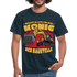 Baggerfahrer Baustellen Shirt Macht Platz für den König der Baustelle Geschenk T-Shirt - Navy