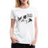 Lustige Katze am morgen ich will fressen Frauen Premium T-Shirt - Weiß