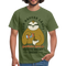 Faultier Kaffee Shirt Kaffee läuft - produktiver wird es heute nicht T-Shirt - Militärgrün