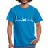 Katzen Liebhaber Shirt Katze EKG Herzschlag T-Shirt - Royalblau