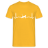 Katzen Liebhaber Shirt Katze EKG Herzschlag T-Shirt - Gelb