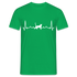 Katzen Liebhaber Shirt Katze EKG Herzschlag T-Shirt - Kelly Green