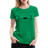 Katzen Liebhaber Shirt Katze EKG Herzschlag Frauen Premium T-Shirt - Kelly Green