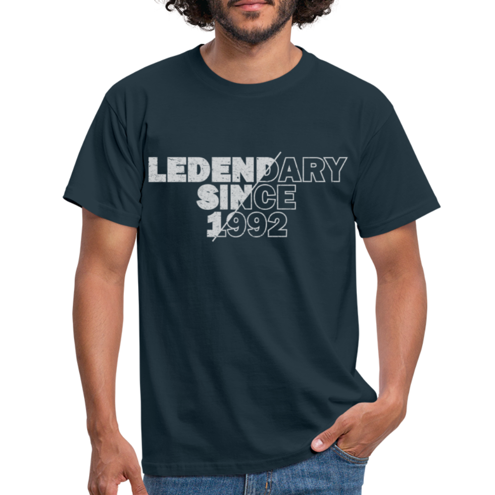 1992 Geburtstags Shirt Legendary since 1992 Männer T-Shirt - Navy