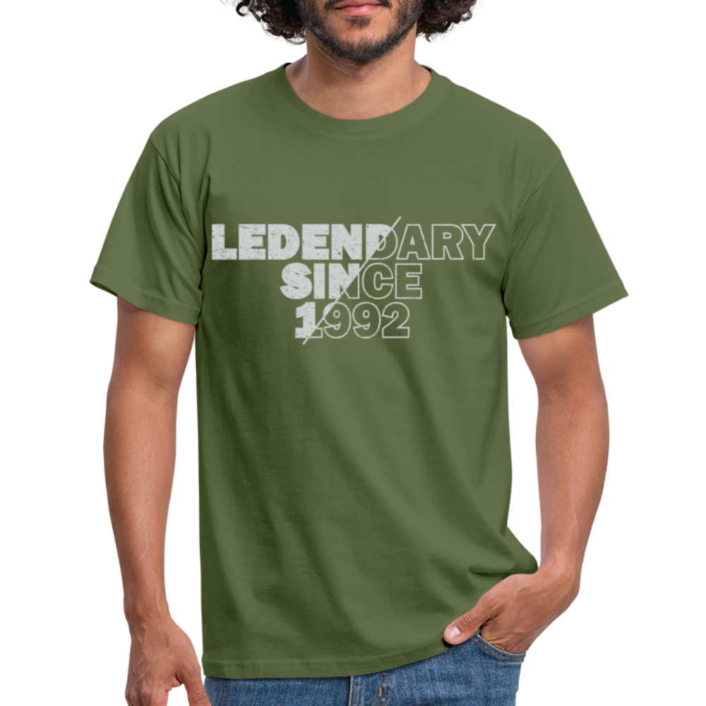 1992 Geburtstags Shirt Legendary since 1992 Männer T-Shirt - Militärgrün