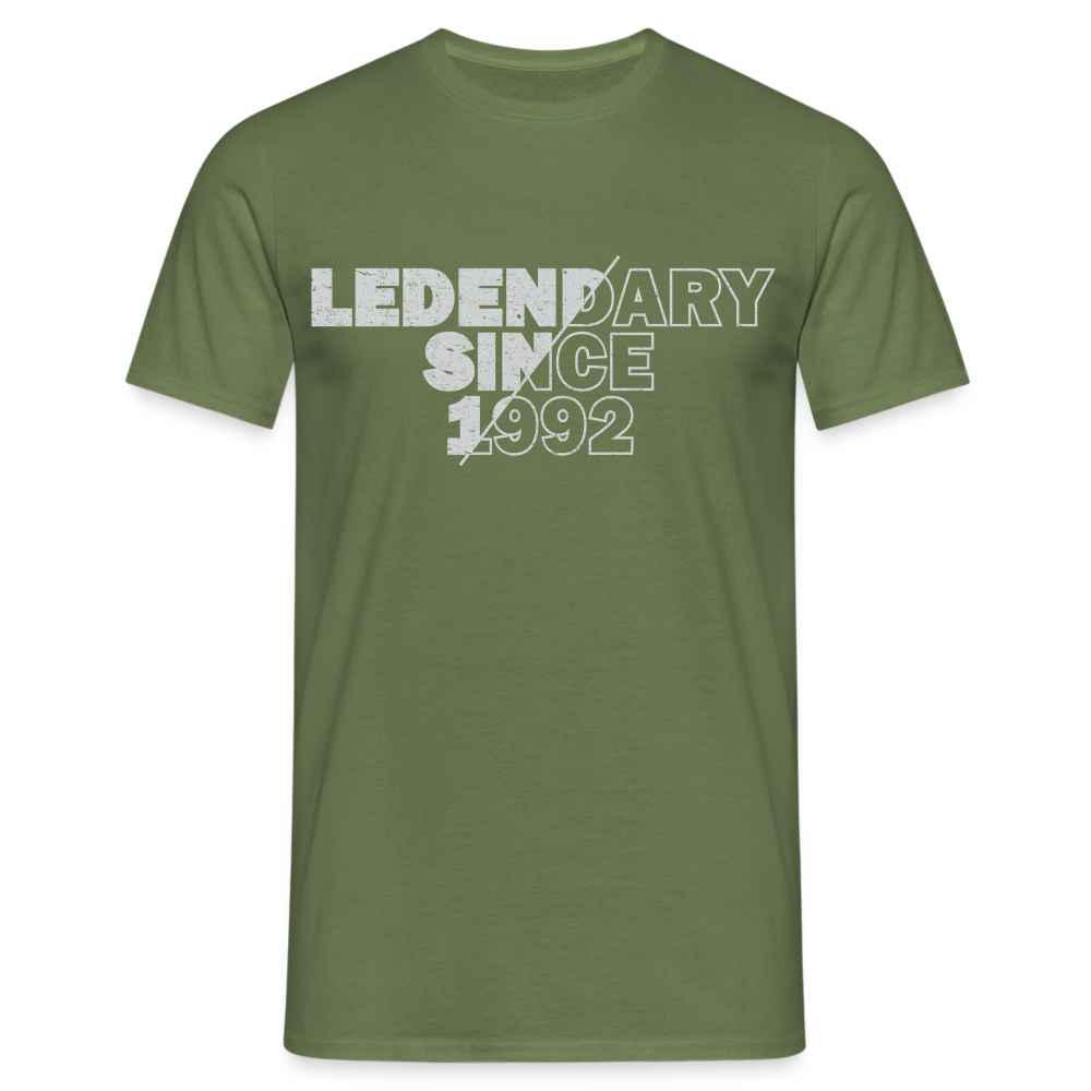 1992 Geburtstags Shirt Legendary since 1992 Männer T-Shirt - Militärgrün
