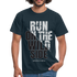 München Shirt Münchner Run on the wild Side Lustiges München T-Shirt - Navy