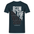 Hamburg Shirt Hamburger Run on the wild Side Lustiges Hamburg T-Shirt - Navy