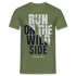 Hamburg Shirt Hamburger Run on the wild Side Lustiges Hamburg T-Shirt - Militärgrün