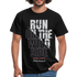 Hohenleipisch Shirt Run on the wild side Lustiges T-Shirt - Schwarz