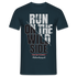 Hohenleipisch Shirt Run on the wild side Lustiges T-Shirt - Navy