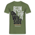 Hohenleipisch Shirt Run on the wild side Lustiges T-Shirt - Militärgrün