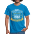 1992 Geburtstags Shirt Limitierte Auflage Jahrgang 1992 Geschenk T-Shirt - Royalblau