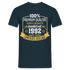 1992 Geburtstags Shirt Limitierte Auflage Jahrgang 1992 Geschenk T-Shirt - Navy