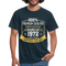 1972 Geburtstags Shirt Limitierte Auflage Jahrgang 1972 Geschenk T-Shirt - Navy