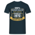 1972 Geburtstags Shirt Limitierte Auflage Jahrgang 1972 Geschenk T-Shirt - Navy