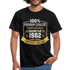 1982 Geburtstags Shirt Limitierte Auflage Jahrgang 1982 Geschenk T-Shirt - Schwarz