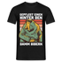 Affe Bier Shirt gepflegt einen hinter den Damm bibern Lustiges T-Shirt - Schwarz