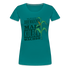 Dorfmädchen Shirt Nur ein Dörfmädchen weiss wie der Maiskolben wächst Premium T-Shirt - Divablau
