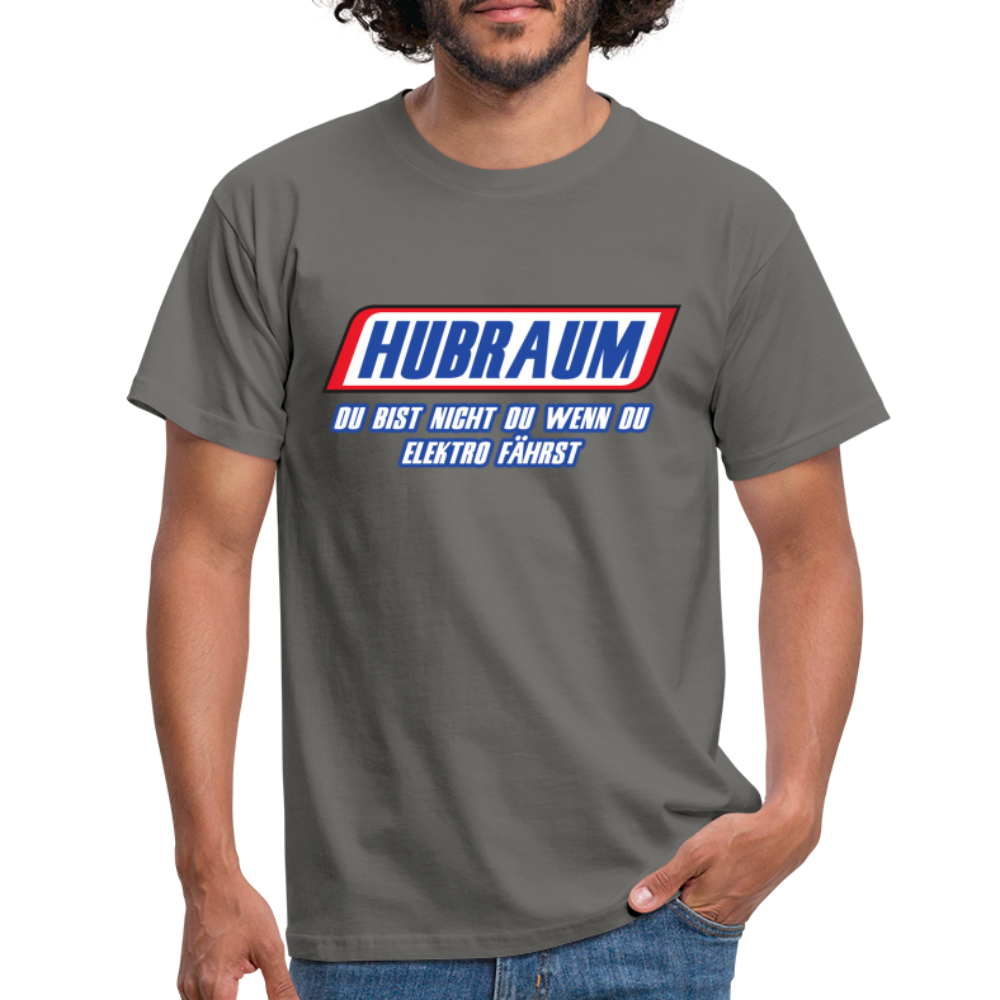 Mechaniker Mechatroniker Shirt Hubraum du bist nicht du wenn du Elektro fährst T-Shirt - Graphit