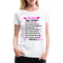 JGA Aufgaben Shirt Mutprobe Braut Junggesellinnenabschied T-Shirt - Weiß