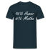 Lustiges Shirt Mathelehrer Geschenk 95% Humor 6% Mathe Witziges T-Shirt - Navy