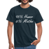 Lustiges Shirt Mathelehrer Geschenk 95% Humor 6% Mathe Witziges T-Shirt - Navy
