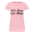 Lustiges Shirt Mathelehrerin Geschenk 95% Humor 6% Mathe Witziges T-Shirt - Hellrosa