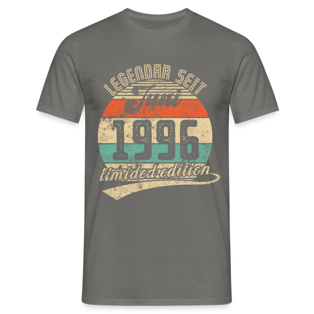 1996 Geburtstags Shirt Legendär seit JUNI 1996 Geschenkidee Geschenk T-Shirt - Graphit