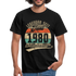 1980 Geburtstags Shirt Legendär seit JUNI 1980 Geschenkidee Geschenk T-Shirt - Schwarz