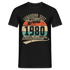 1980 Geburtstags Shirt Legendär seit JUNI 1980 Geschenkidee Geschenk T-Shirt - Schwarz