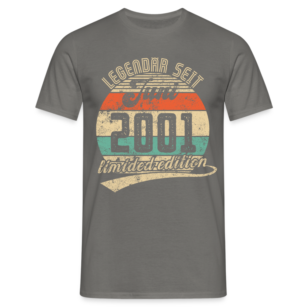2001 Geburtstags Shirt Legendär seit JUNI 2001 Geschenkidee Geschenk T-Shirt - Graphit