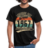 1967 Geburtstags Shirt Legendär seit JUNI 1967 Geschenkidee Geschenk T-Shirt - Schwarz