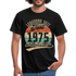 1975 Geburtstags Shirt Legendär seit JUNI 1975 Geschenkidee Geschenk T-Shirt - Schwarz