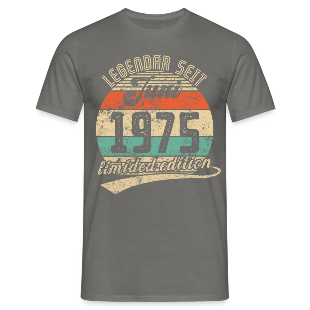 1975 Geburtstags Shirt Legendär seit JUNI 1975 Geschenkidee Geschenk T-Shirt - Graphit
