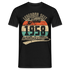 1958 Geburtstags Shirt Legendär seit JUNI 1958 Geschenkidee Geschenk T-Shirt - Schwarz