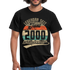 2000 Geburtstags Shirt Legendär seit JUNI 2000 Geschenkidee Geschenk T-Shirt - Schwarz