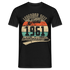 1961 Geburtstags Shirt Legendär seit JUNI 1961 Geschenkidee Geschenk T-Shirt - Schwarz