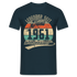 1961 Geburtstags Shirt Legendär seit JUNI 1961 Geschenkidee Geschenk T-Shirt - Navy
