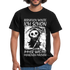 Sensenmann Beruflich wollte ich schon immer was mit Menschen machen Lustiges T-Shirt - Schwarz
