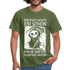Sensenmann Beruflich wollte ich schon immer was mit Menschen machen Lustiges T-Shirt - Militärgrün
