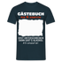 18. Geburtstag Gästebuch erst unterschreiben dann gibt's Alkohol T-Shirt - Navy