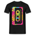 Retro Musik Kassette Shirt Lustiges Oldschool T-Shirt - Schwarz