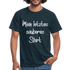 Camping Zelten Shirt Mein letztes sauberes Shirt Lustiges T-Shirt - Navy