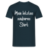 Camping Zelten Shirt Mein letztes sauberes Shirt Lustiges T-Shirt - Navy